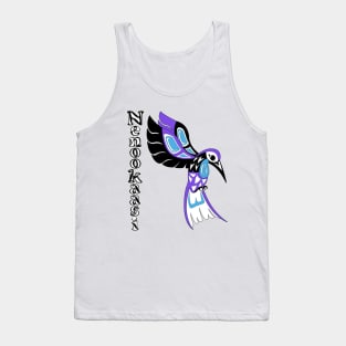 Humming Bird (Nenookaasi) Purple Tank Top